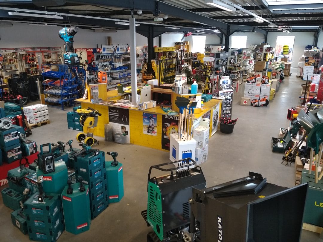 stock de pièces détachées