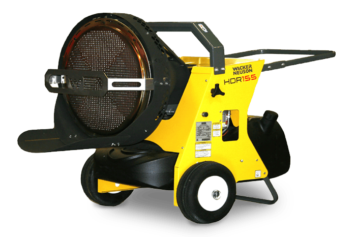 chauffage de chantier wacker